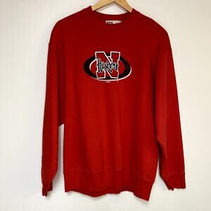 Vintage Nebraska Sweatshirt Y2K College Football Huskers Vtg
